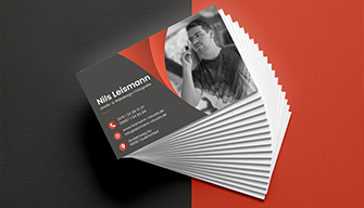 Visitenkartendesign Leismann Visuals