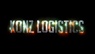 Videoschnitt-Referenz: Dynamisches Videointro mit metallischem 3D-Effekt für das Unternehmen Konz Logistics.