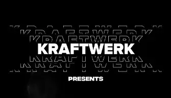 Videoschnitt-Referenz: Dunkles Video-Thumbnail mit dynamischer, sich wiederholender Typografie für ein Promo-Reel von Kraftwerk Fitness.